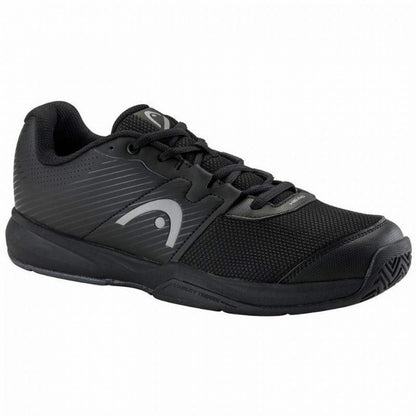 Zapatillas Asics Head Revolt Court Black Gray Sneakers