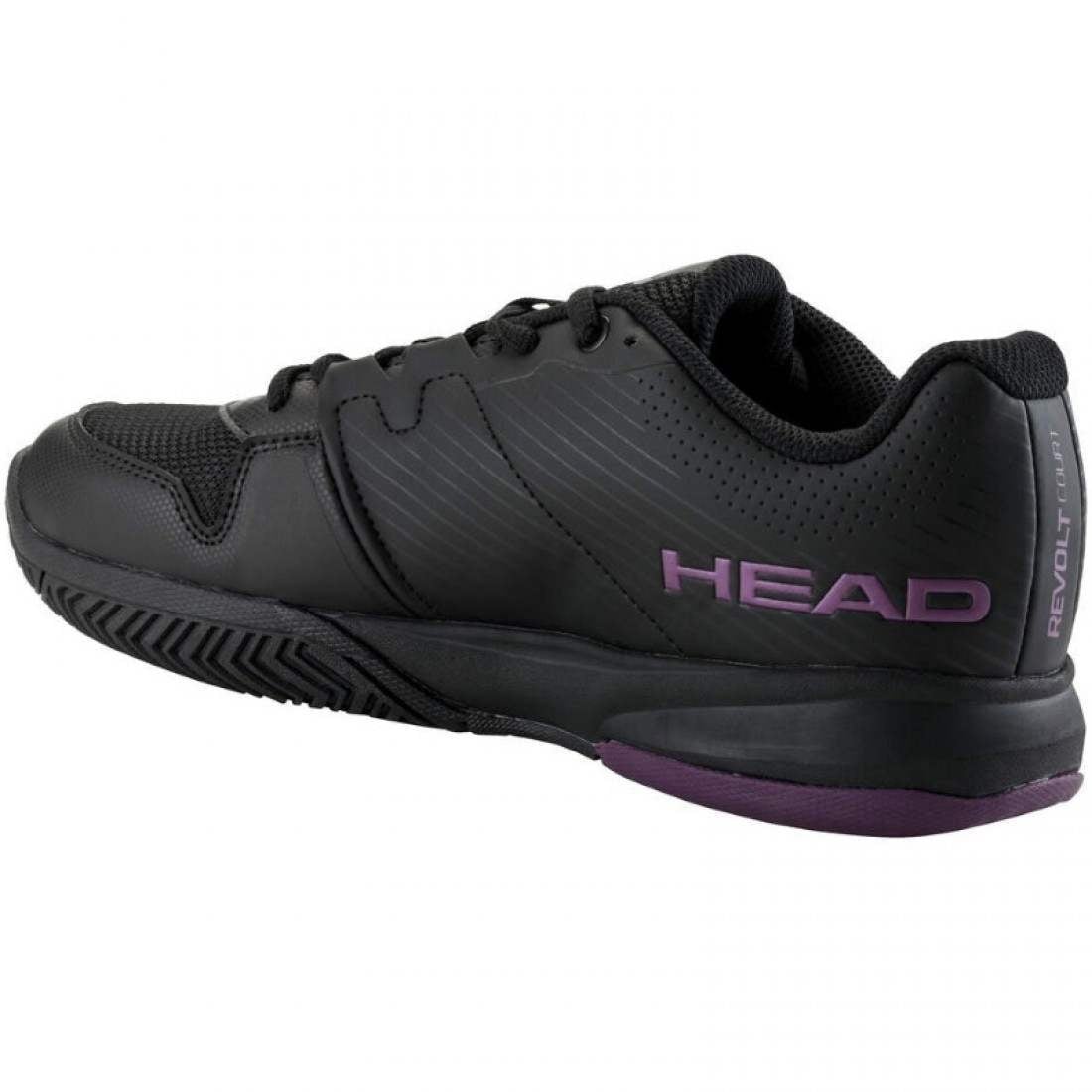 Zapatillas Head Revolt Court Negro Morado Mujer