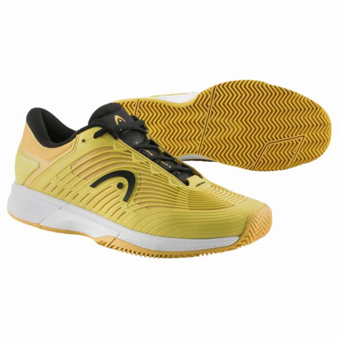 Zapatillas Asics Head Revolt Pro 4.5 Clay Banana Black Shoes