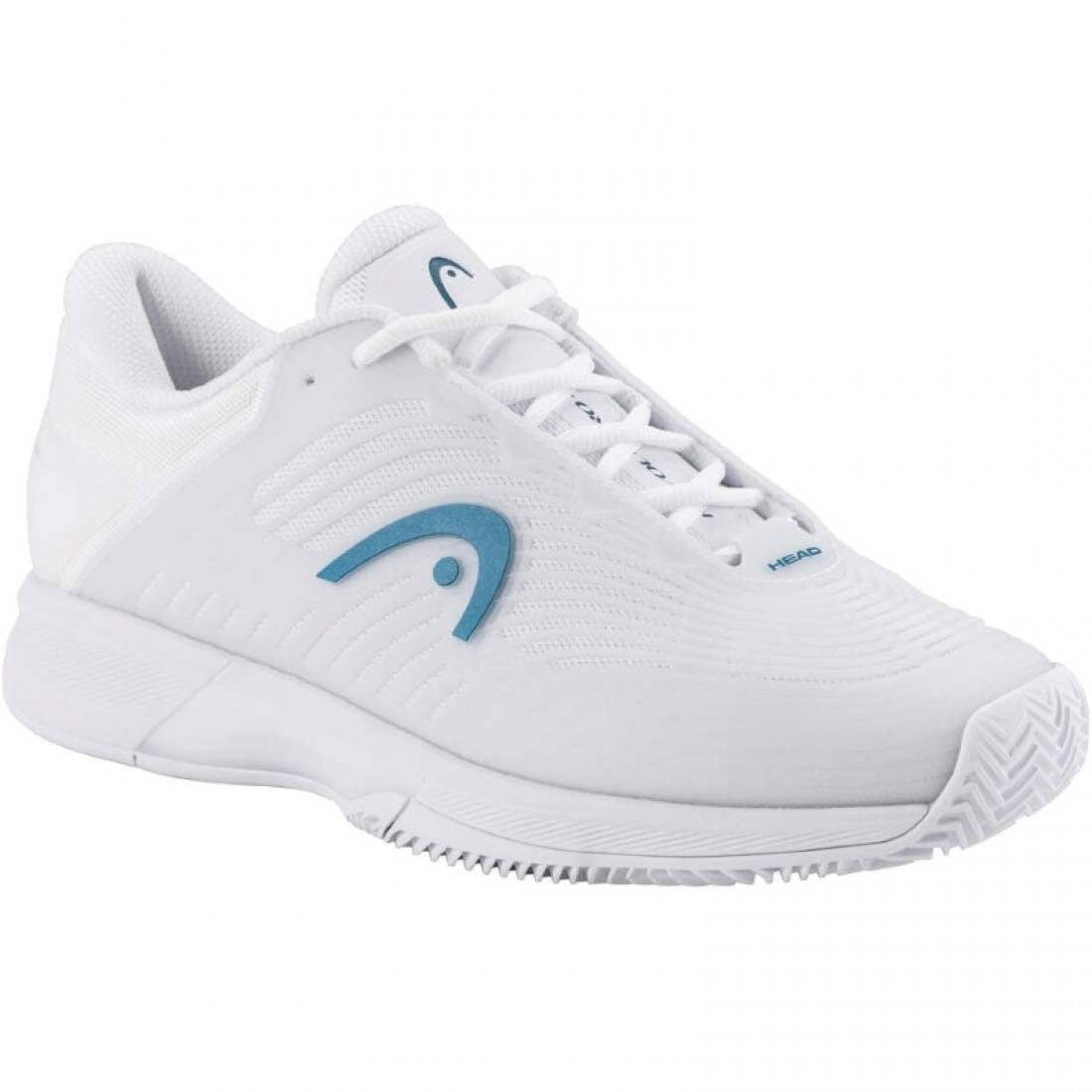 Zapatillas Head Revolt Pro 4.5 Clay Blanco Azul Mujer