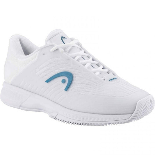 Zapatillas Head Revolt Pro 4.5 Clay Blanco Azul Mujer