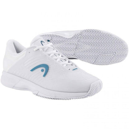 Zapatillas Head Revolt Pro 4.5 Clay Blanco Azul Mujer