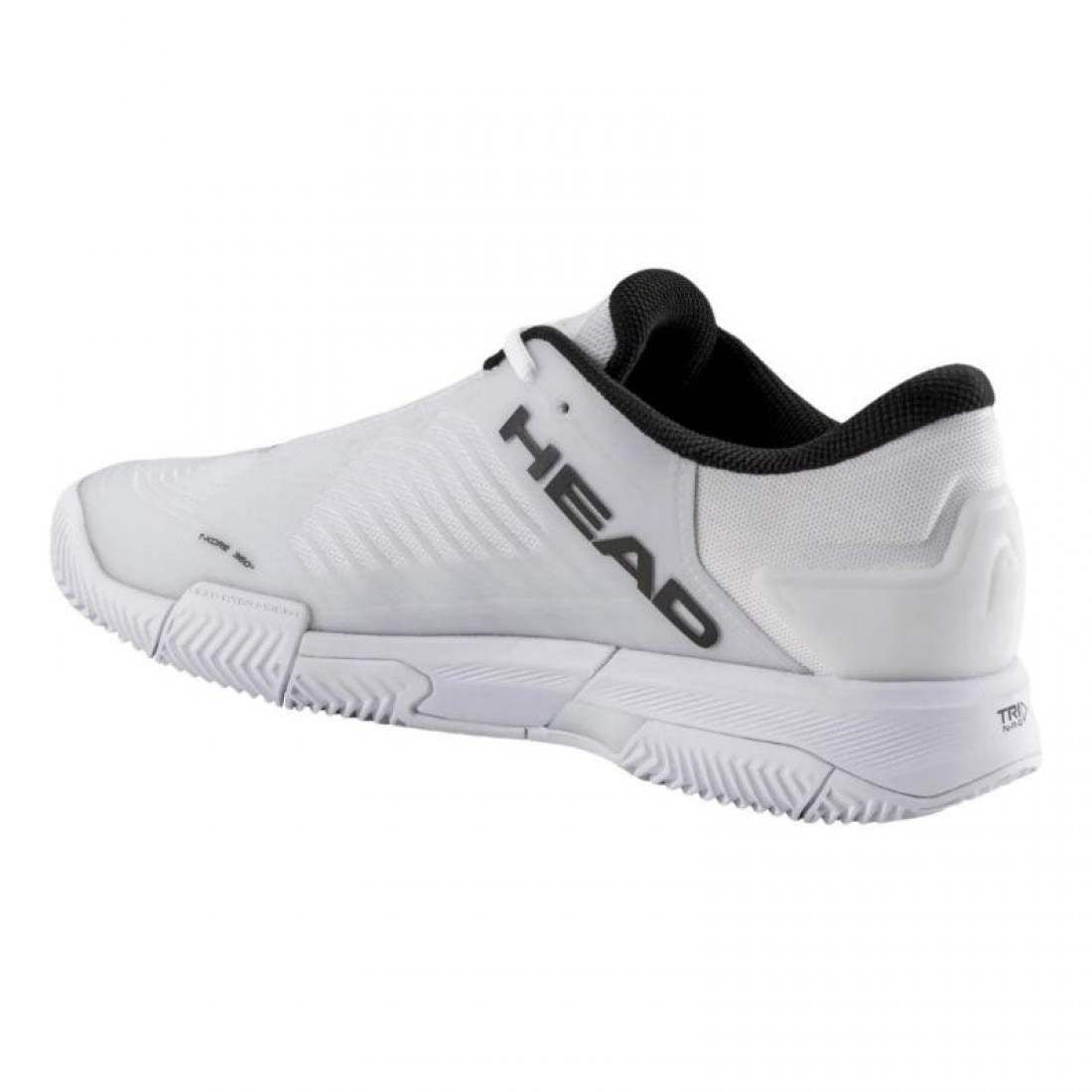 Zapatillas Asics Head Revolt Pro 4.5 Clay White Black Sneakers