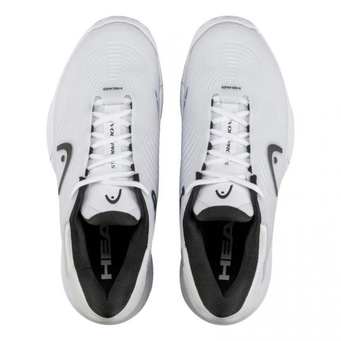 Zapatillas Asics Head Revolt Pro 4.5 Clay White Black Sneakers