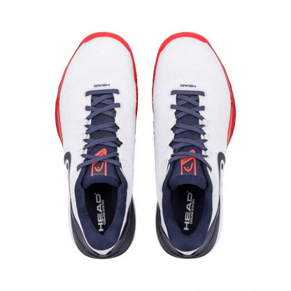Zapatillas Asics Head Revolt Pro 5.0 Clay Navy White Sneakers