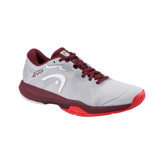 Zapatillas Asics Head Sprint Evo 4.0 Burgundy Grey Sneakers