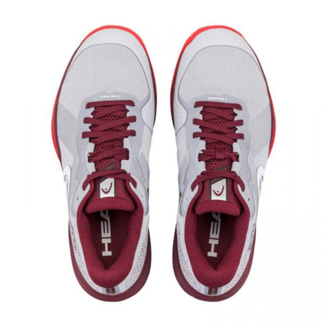 Zapatillas Asics Head Sprint Evo 4.0 Burgundy Grey Sneakers