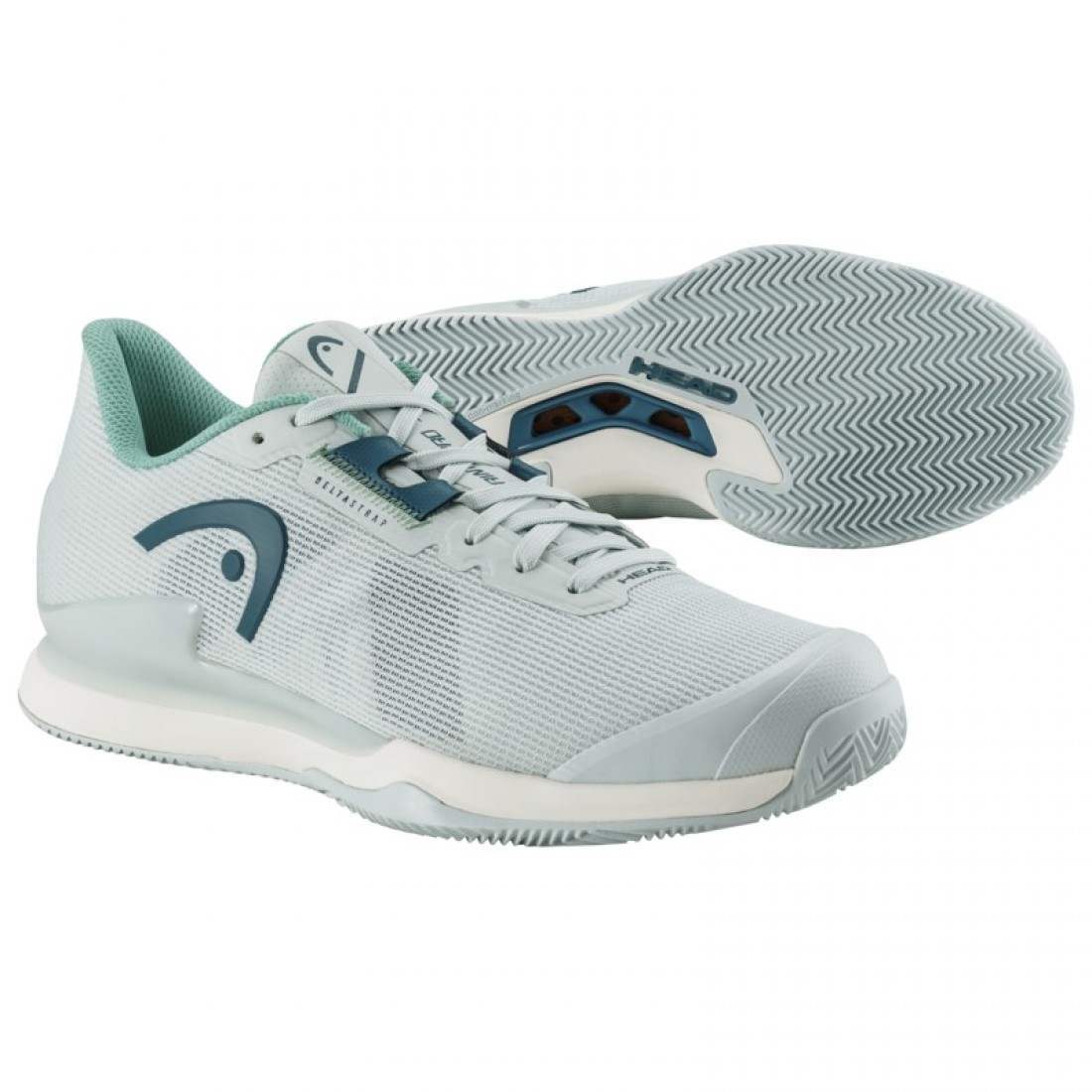 Zapatillas Asics Head Sprint Pro 3.5 Clay Aqua Teal Women''s Shoes