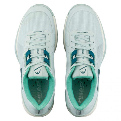 Zapatillas Asics Head Sprint Pro 3.5 Clay Aqua Teal Women''s Shoes