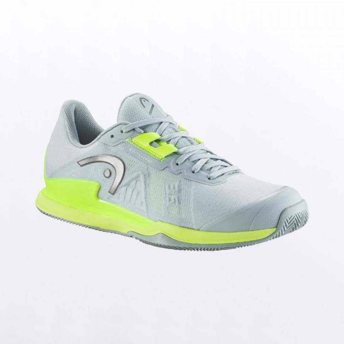 Zapatillas Head Sprint Pro 3.5 Clay Gris Amarillo - Barata Oferta Outlet