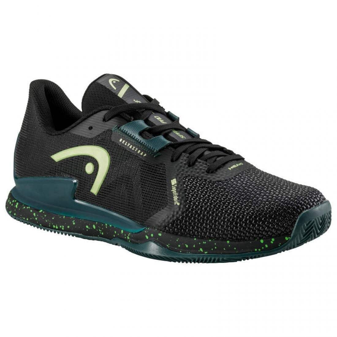 Zapatillas Asics Head Sprint Pro 3.5 SF Clay Black Forest Green Shoes