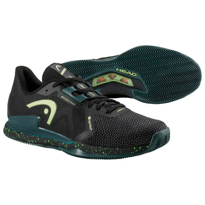 Chaussures Head Sprint Pro 3.5 SF Terre Battue Vert Foret Noire - Image 3