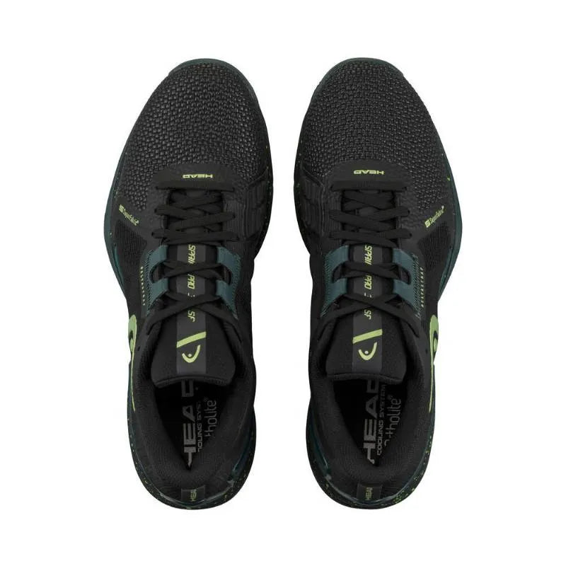 Chaussures Head Sprint Pro 3.5 SF Terre Battue Vert Foret Noire - Image 4
