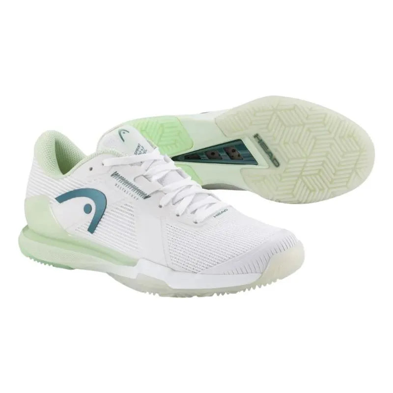 Baskets Femme Head Sprint Pro 4.0 Blanc Vert - Image 5