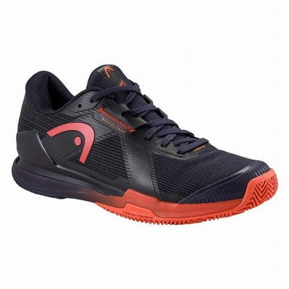 Sneakers Head Sprint Pro 4.0 TERRE BATTUE Bleu Foncé Rouge