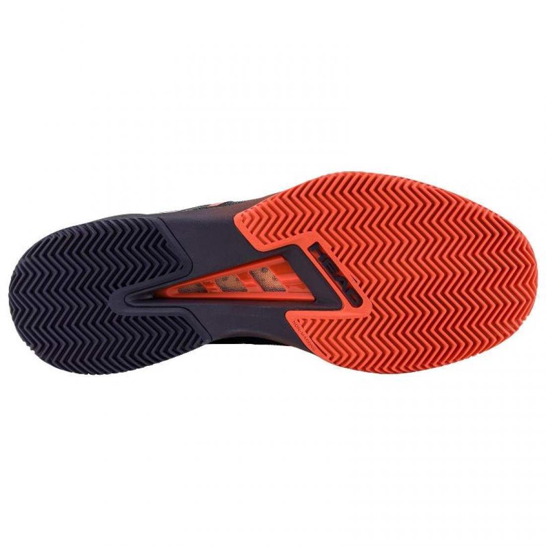 Zapatillas Head Sprint Pro 4.0 Clay Azul Oscuro Rojo