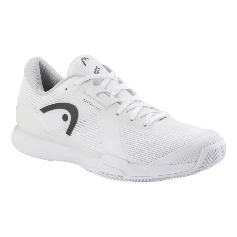 Sneakers Head Sprint Pro 4.0 TERRE BATTUE Blanc Noir - Image 1