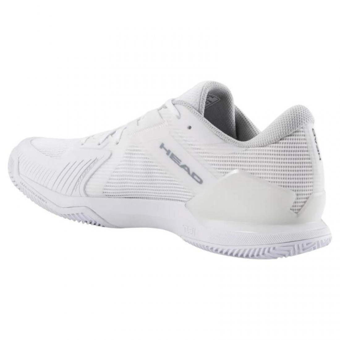Sneakers Head Sprint Pro 4.0 TERRE BATTUE Blanc Noir