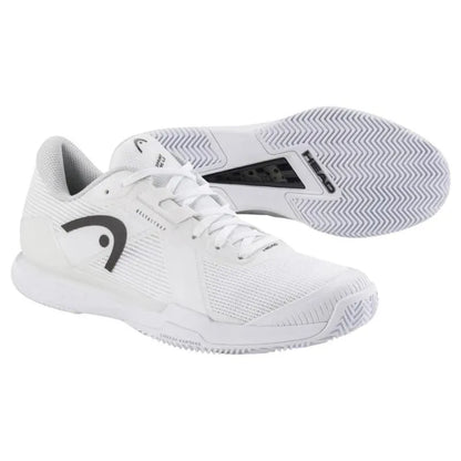 Sneakers Head Sprint Pro 4.0 TERRE BATTUE Blanc Noir - Image 4