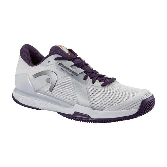 Head Sprint Pro 4.0 Clay White Silver Sneakers - Image 1