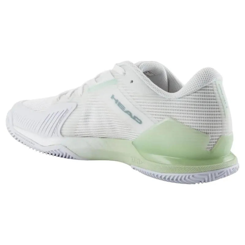 Baskets Femme Head Sprint Pro 4.0 TERRE BATTUE Blanc Vert Clair - Image 3