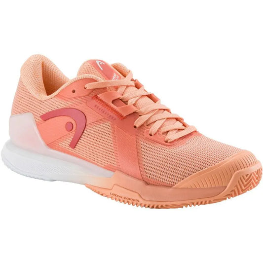 Baskets Femme Head Sprint Pro 4.0 Clay Coral White - Image 1