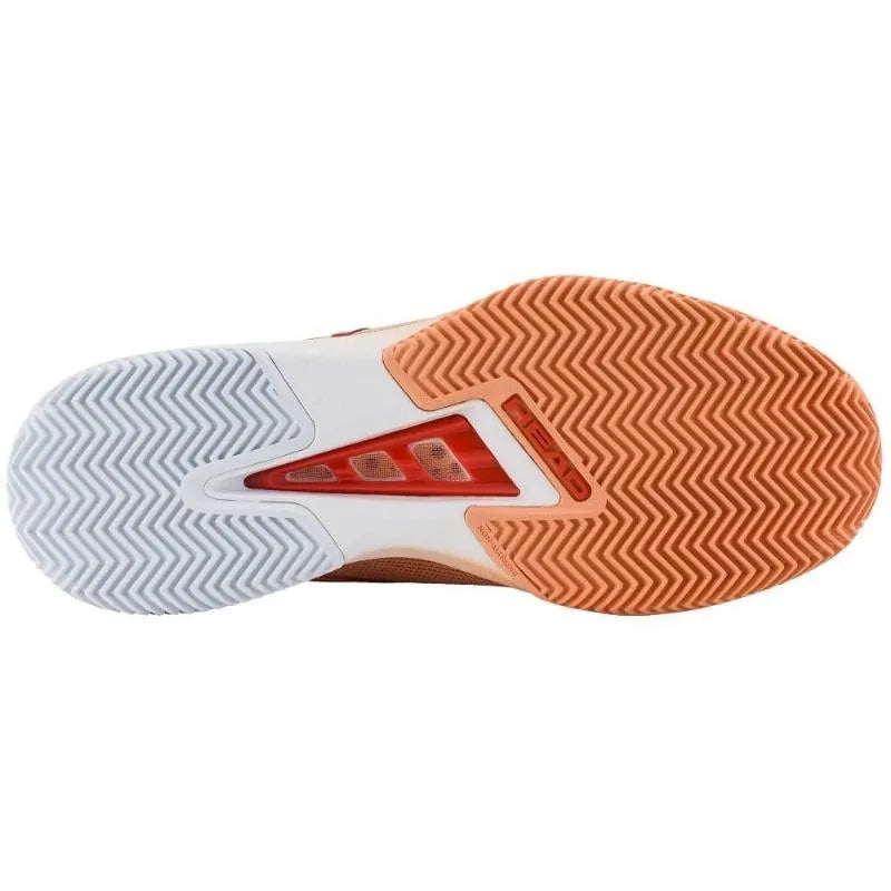 Baskets Femme Head Sprint Pro 4.0 Clay Coral White - Image 2