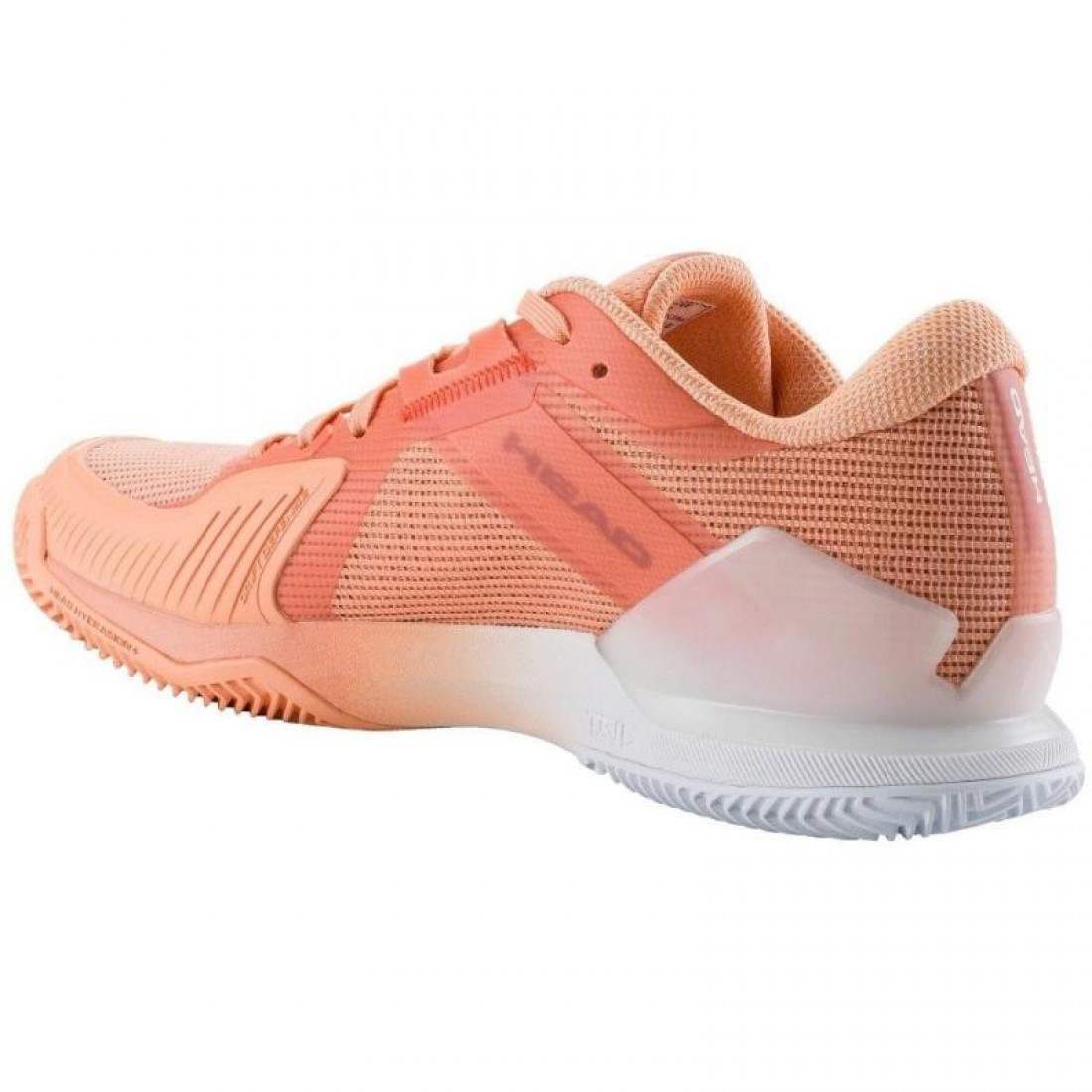Baskets Femme Head Sprint Pro 4.0 Clay Coral White