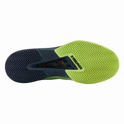 Zapatillas Head Sprint Pro 4.0 Clay Lima Azul Marino