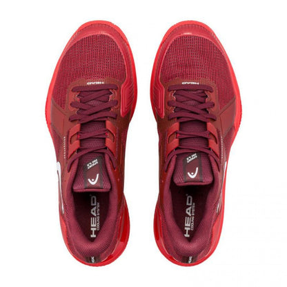 Zapatillas Asics Head Sprint Pro 4.0 Clay Red Sneakers