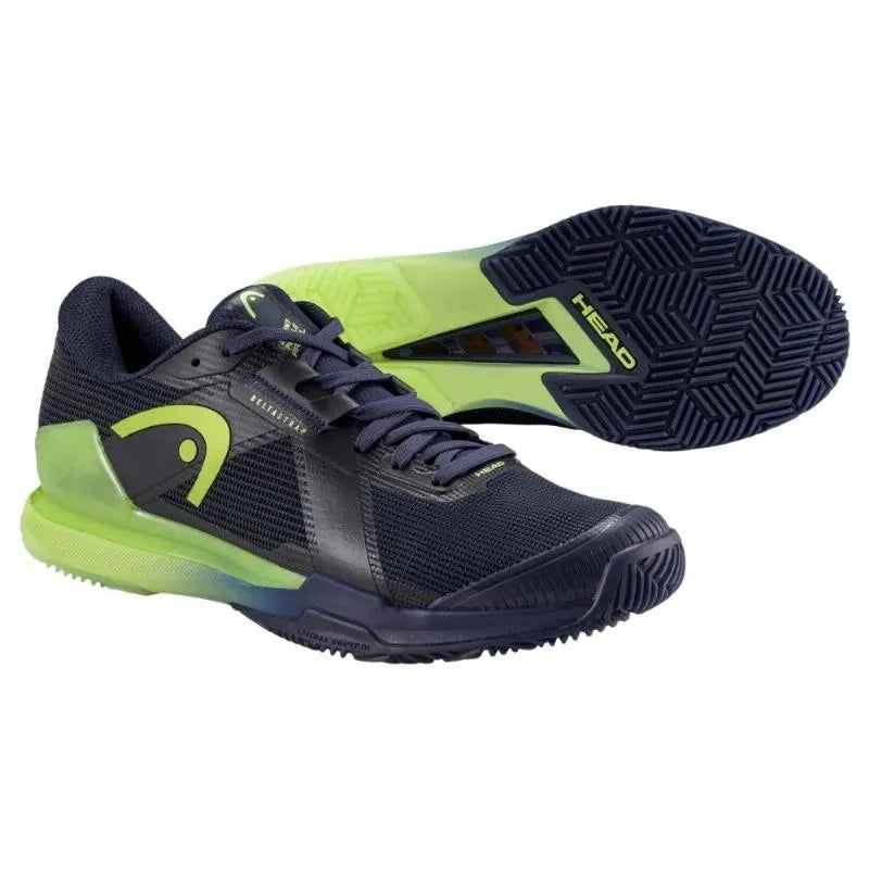 Head Sprint Pro 4.0 Padel Bleu Marine Lime Baskets - Image 4