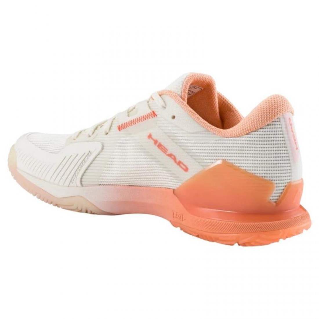 Zapatillas Asics Head Sprint Pro 4.0 Padel White Coral Women''''s Shoes