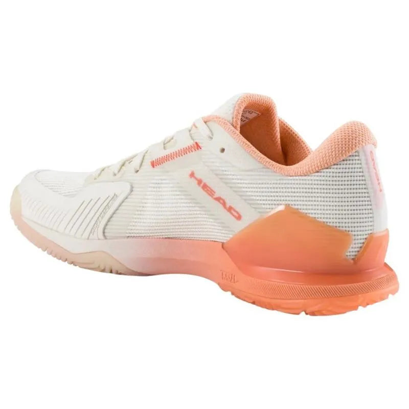 Chaussures Femme Head Sprint Pro 4.0 Padel White Coral - Image 3