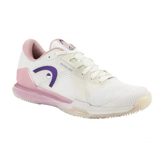Zapatillas Head Sprint Pro 4.0 Padel Blanco Rosa Mujer
