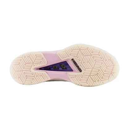 Head Sprint Pro 4.0 Padel Baskets Blanches Rose Femmes - Image 2