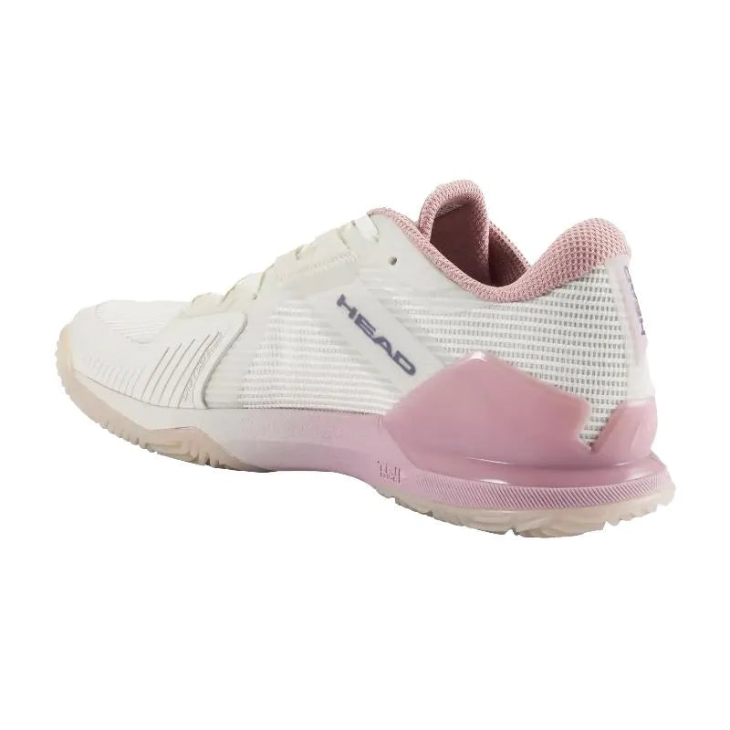 Head Sprint Pro 4.0 Padel Baskets Blanches Rose Femmes - Image 3