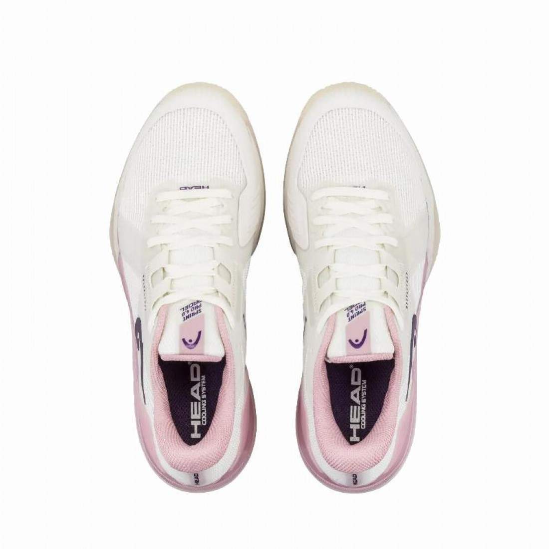 Zapatillas Asics Head Sprint Pro 4.0 Padel White Pink Women''''s Sneakers