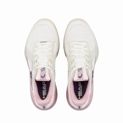 Head Sprint Pro 4.0 Padel Baskets Blanches Rose Femmes - Image 4