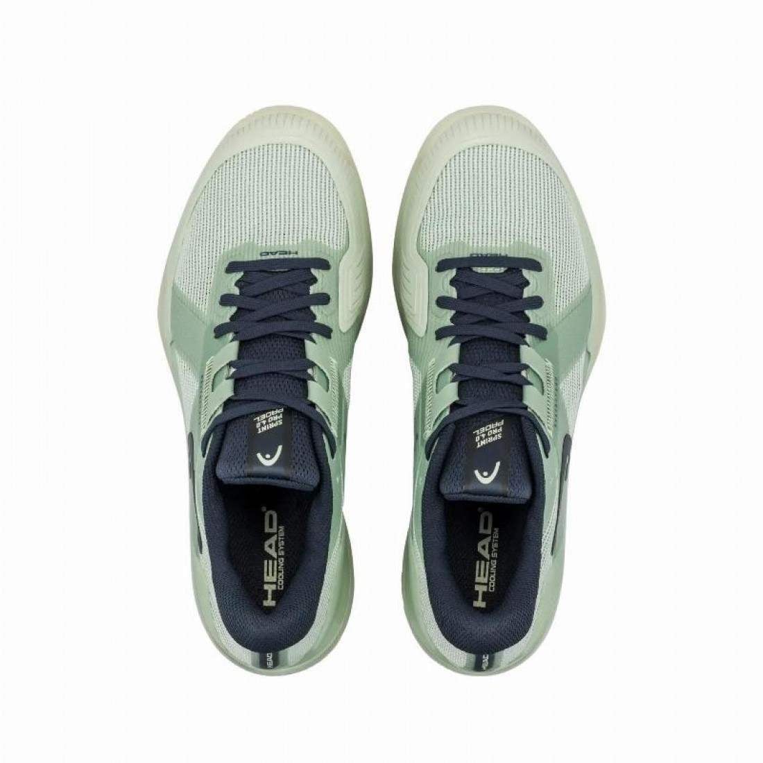 Zapatillas Head Sprint Pro 4.0 Padel Verde Negro