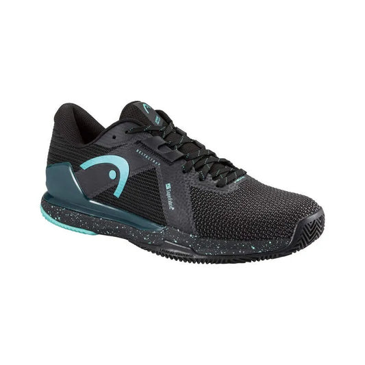 Head Sprint Pro 4.0 SF Clay Black Turquoise Sneakers - Image 1