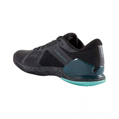 Zapatillas Asics Head Sprint Pro 4.0 SF Clay Black Turquoise Sneakers