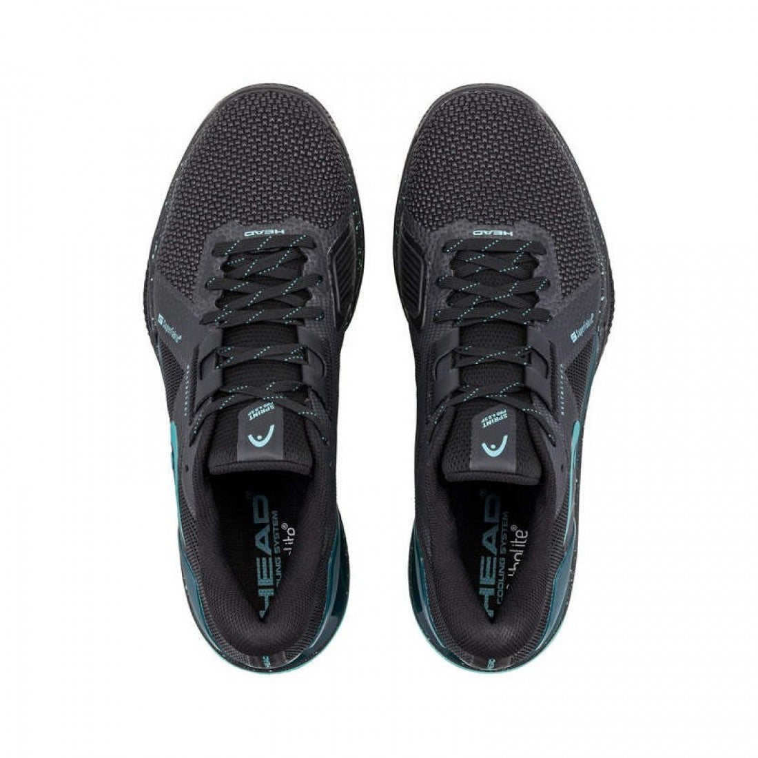 Zapatillas Asics Head Sprint Pro 4.0 SF Clay Black Turquoise Sneakers