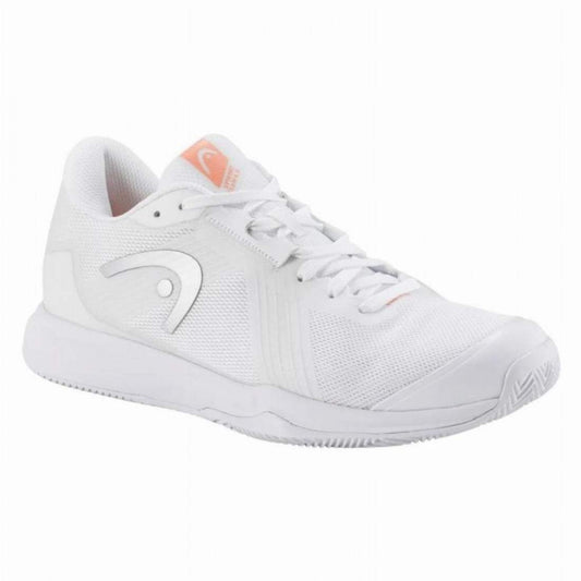 Zapatillas Head Sprint Team 4.0 Clay Blanco Coral Mujer