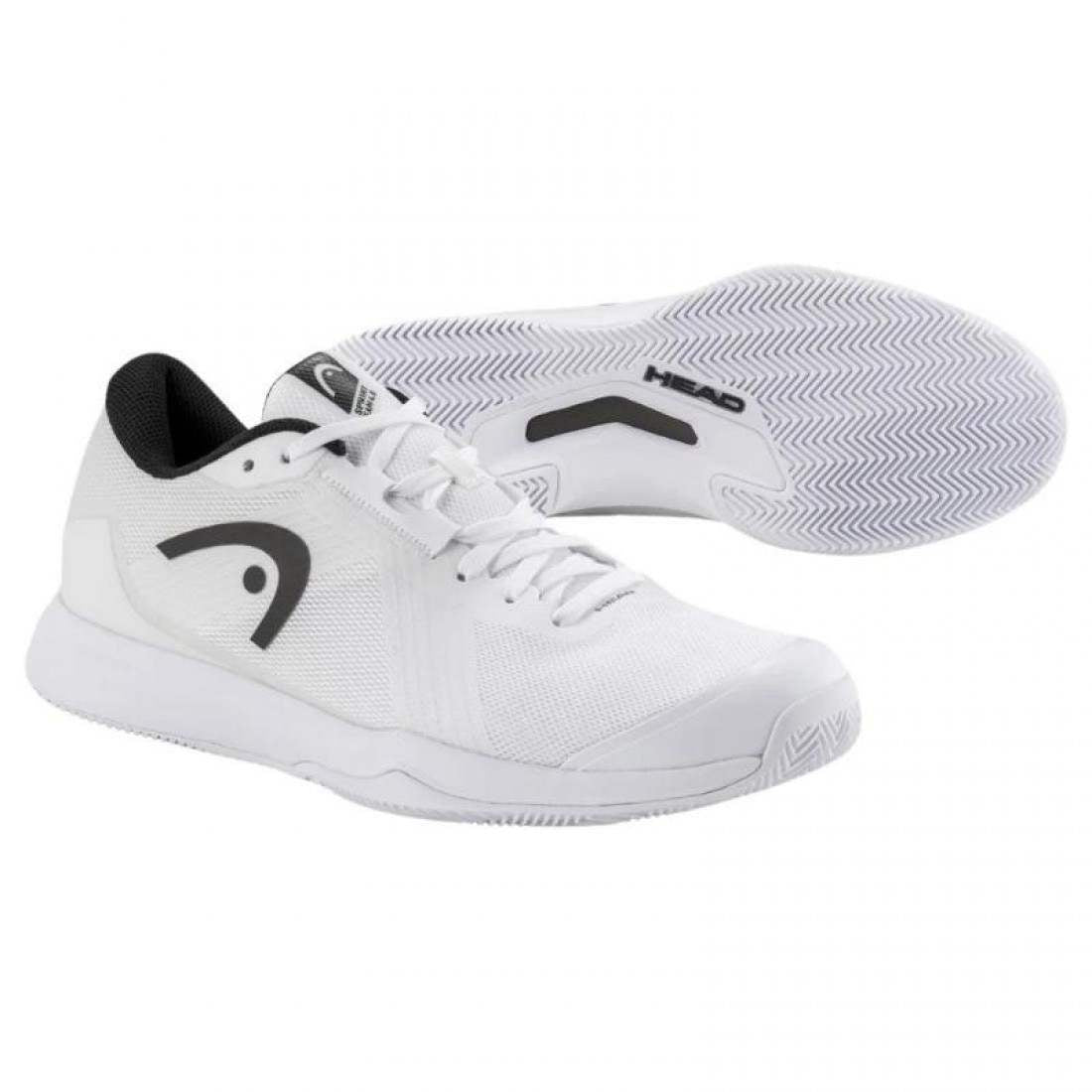 Zapatillas Asics Head Sprint Team 4.0 Clay White Black Sneakers