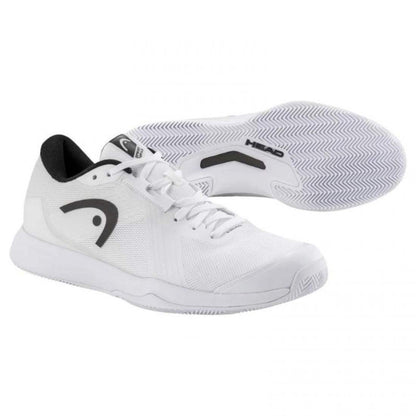 Zapatillas Asics Head Sprint Team 4.0 Clay White Black Sneakers