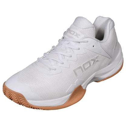 Baskets Nox ML10 Hexa Blanc Marron - Image 4